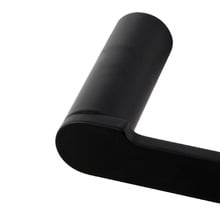 Rumia Black Stainless Steel Toilet Paper Holder